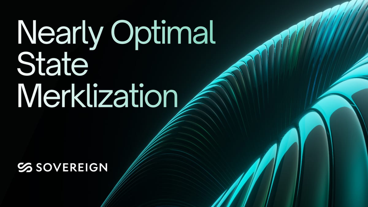 Nearly Optimal State Merklization