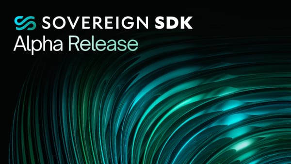 Introducing the Sovereign SDK Alpha Release